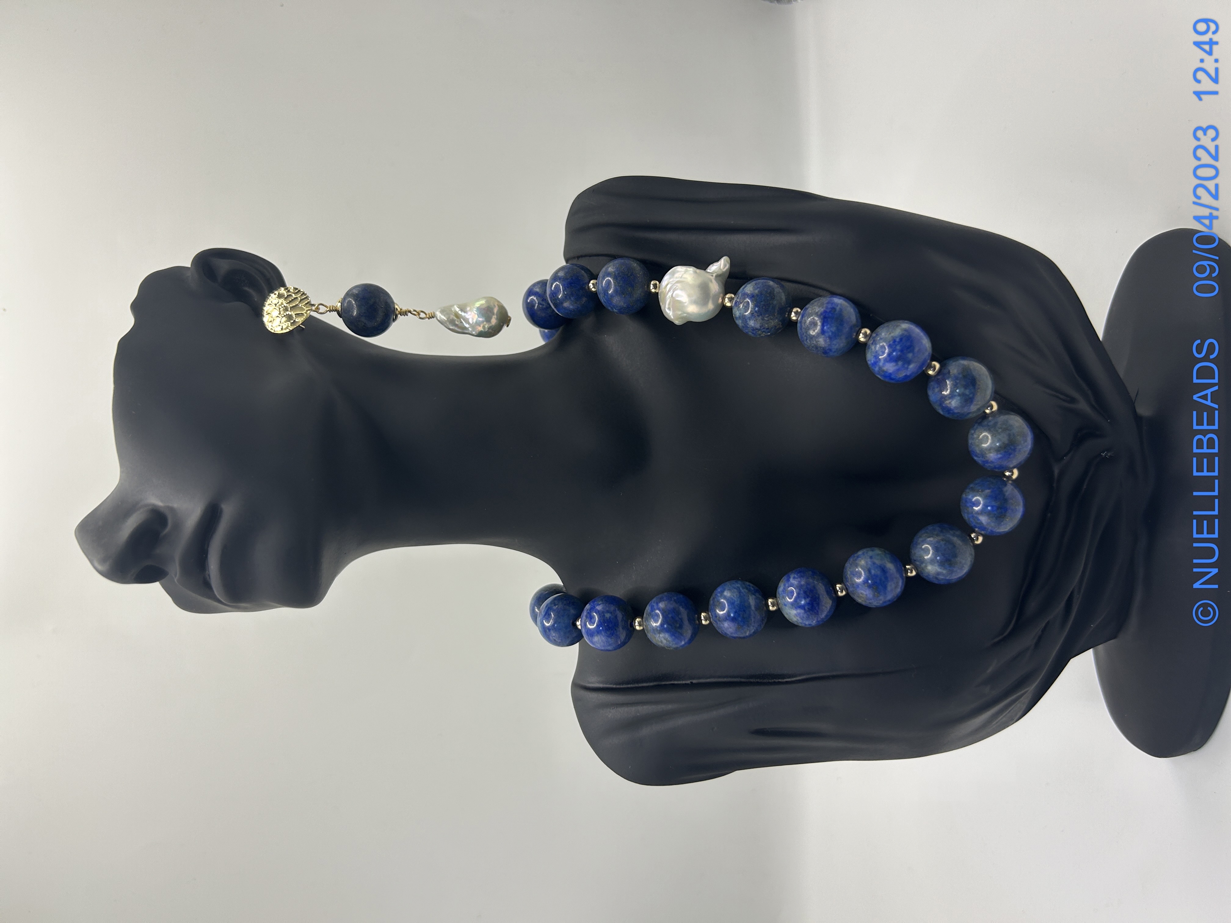 Lapis Lazuli necklace and earrings