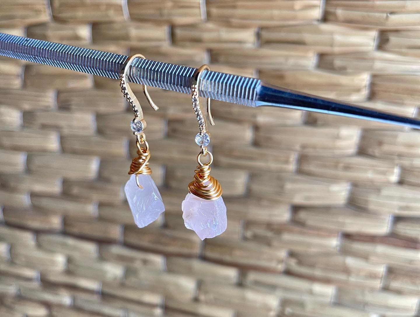 Rose Quartz jewellery set